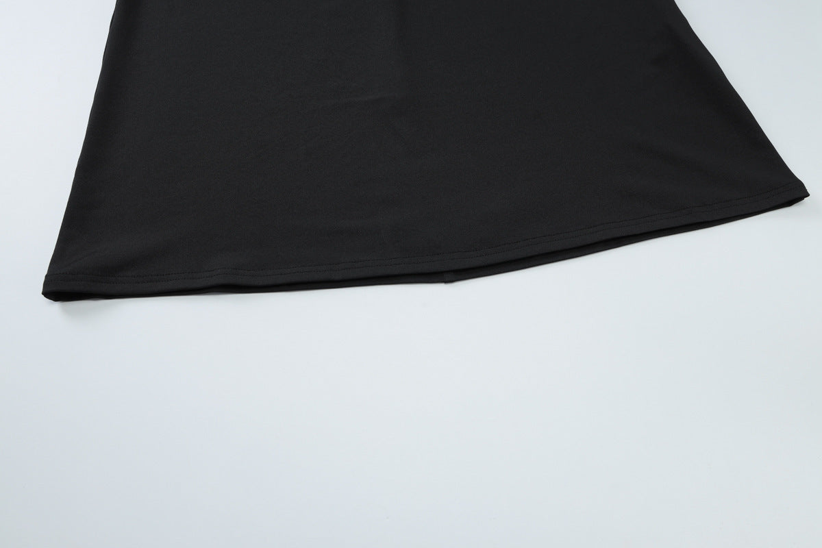 Spring Summer fashion lace Patchwork sleeveless slim sexy Low Back women's long dress 15