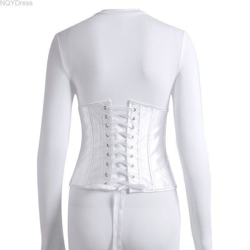 Women's Autumn Solid Color Corset Zipper Tight Fitting Casual Jumpsuit Two Piece Set 20