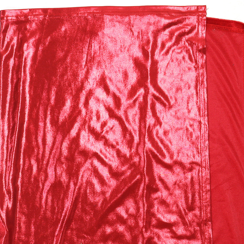 Women Sleeveless High Slit Solid Beaded Maxi Dress 16