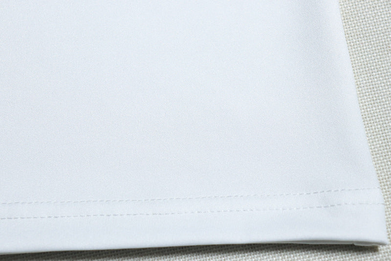 Fashionable Print Sexy Slash Shoulder Sleeveless Gradient Color Trendy Long Dress 16