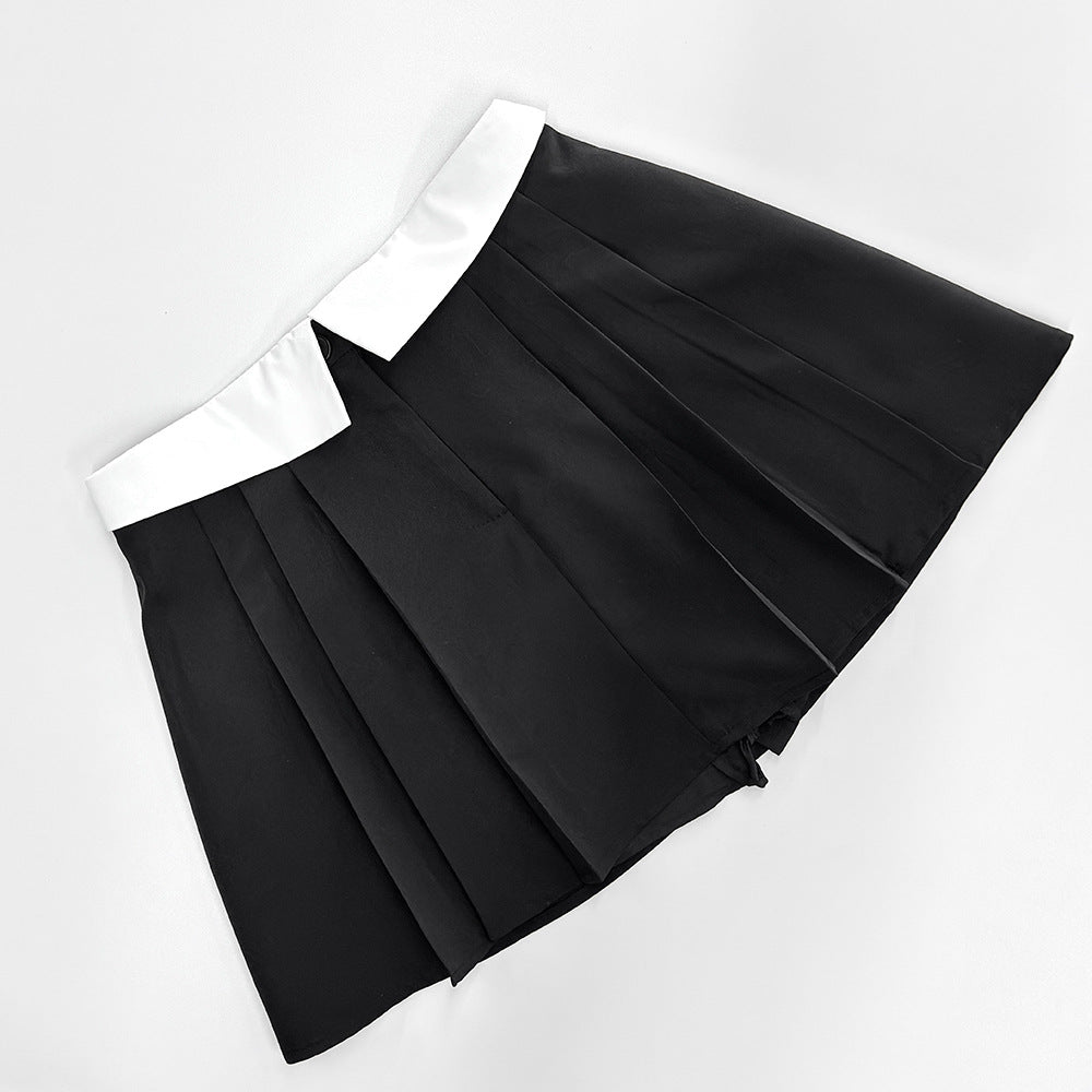 Summer Sexy Women's Sleeveless Button-Up Vest & Mini Skirt Set 14