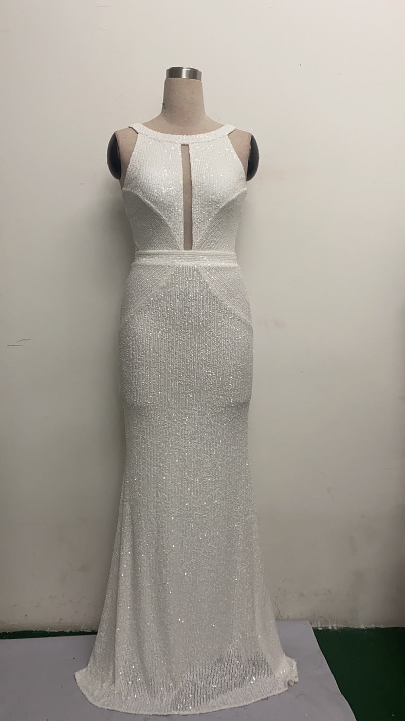 Sequined Evening Dress Long Formal Party Slim Mermaid Elegant Party gown 9