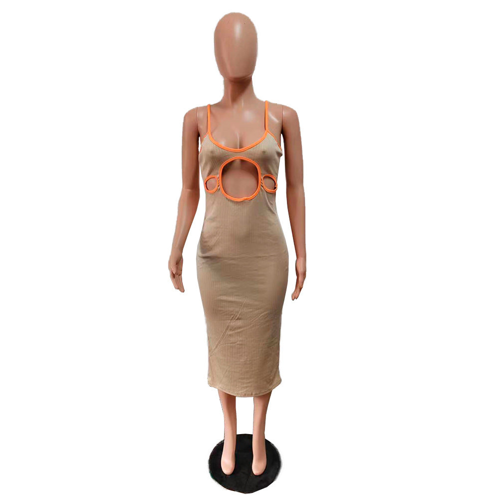 Sex Straps Cutout Long Dress 8