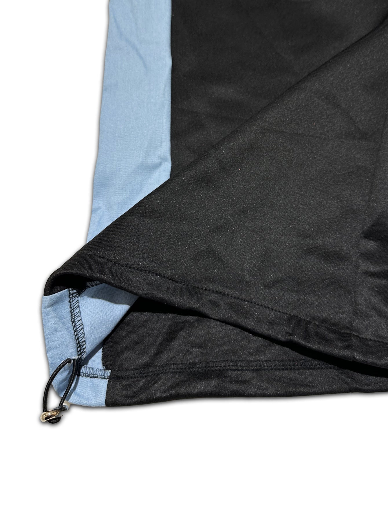 Women's Casual Fashion Hoodies Denim Patchwork Hooded Top and Pants Two-Piece Set 9