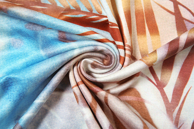 Women's Spring Halter Neck Tie Beaded Chain Slim Low Back Sexy Dress 50