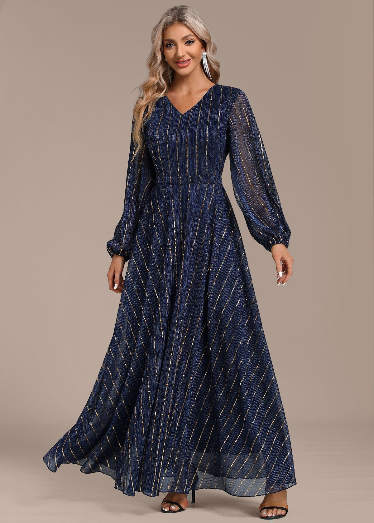 Women Sequin Formal Party Sequin Dress