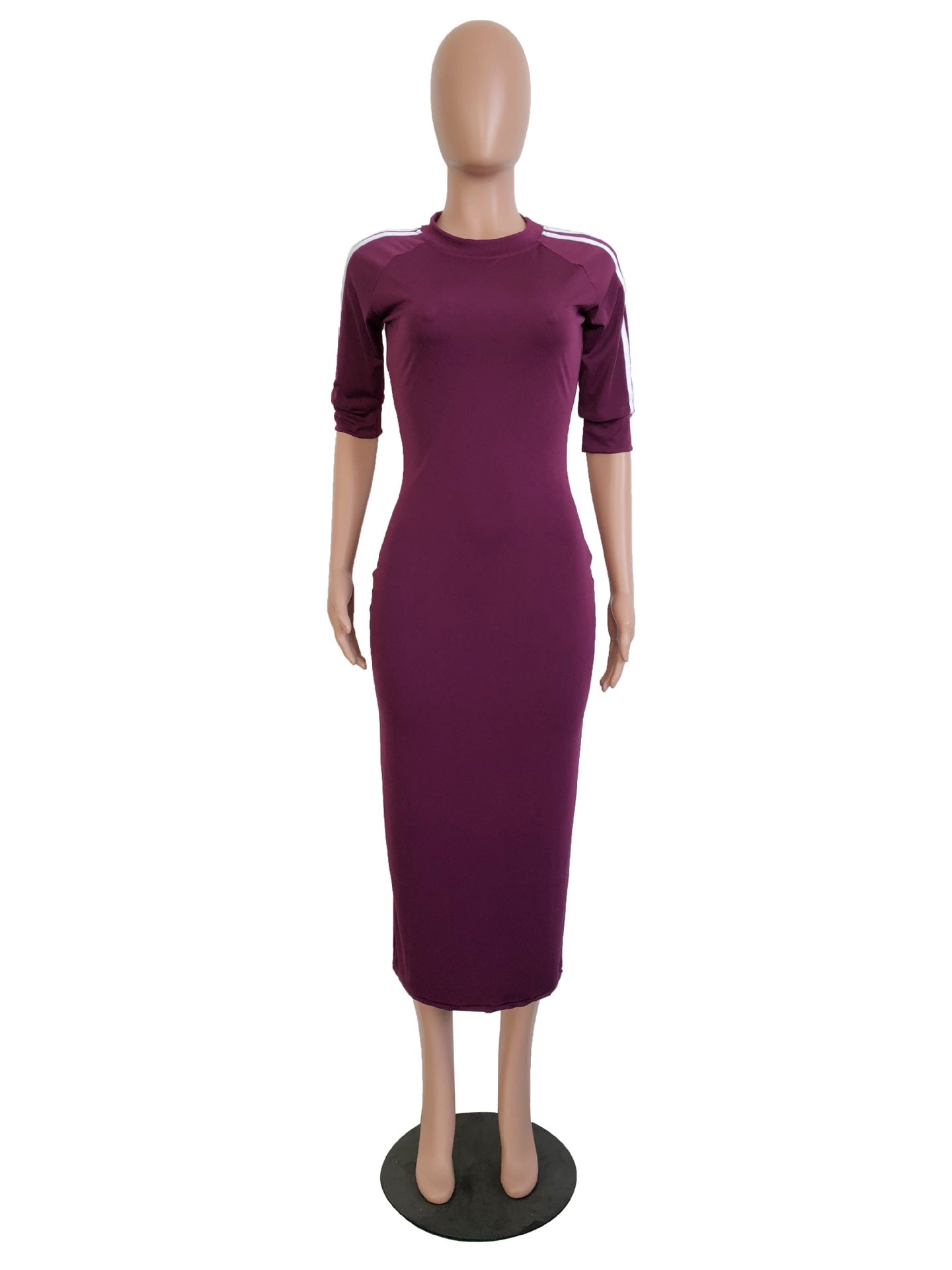 Women white striped dress 29