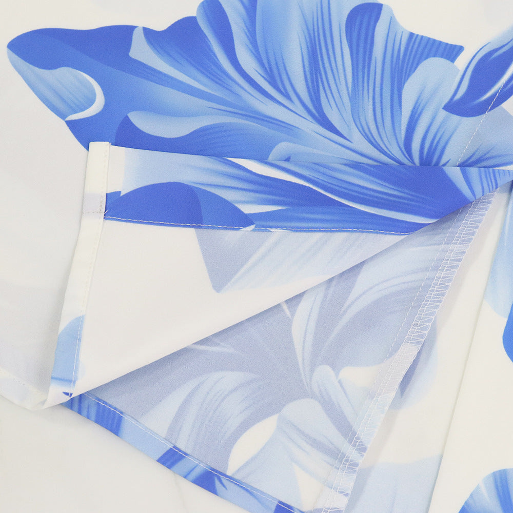 Women Sleeveless Button Lace Dress 10