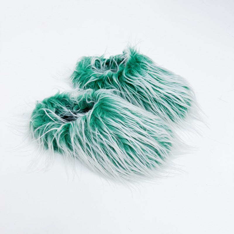 Plush Slippers For Men And Women Autumn Winter Slip-On Shoes 3