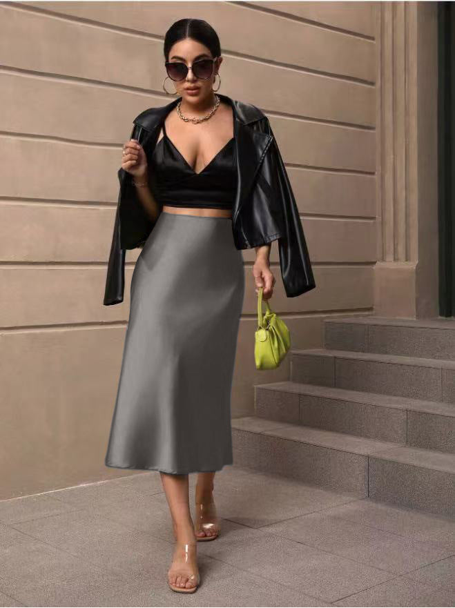 Women spring and summer bodycon fishtail skirt 18