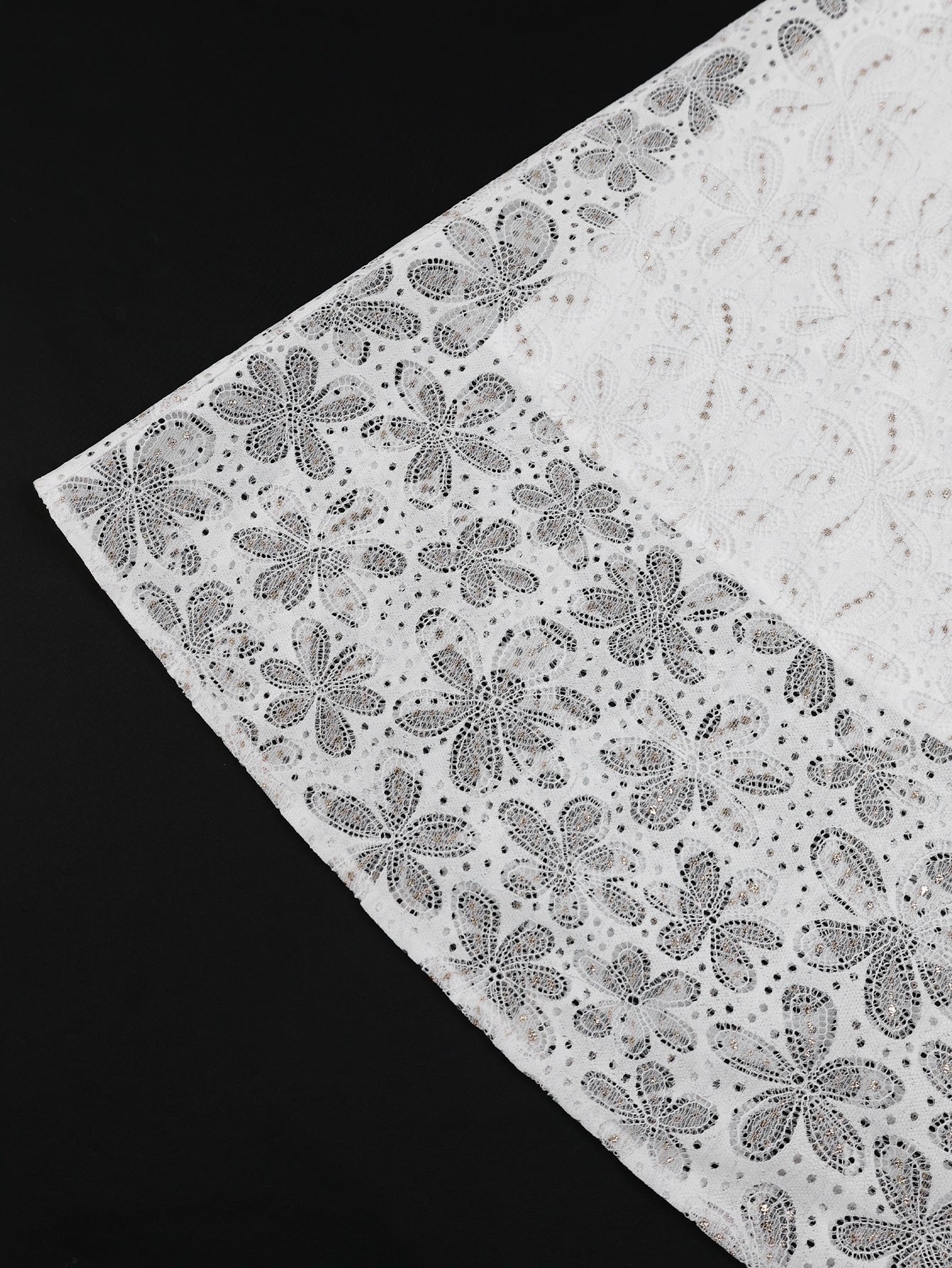 Lace Stand Collar Single Row Buttons See-Through A-Line Midi Dress Bell Bottom Sleeve Slim Waist Elegant Party Dress 9