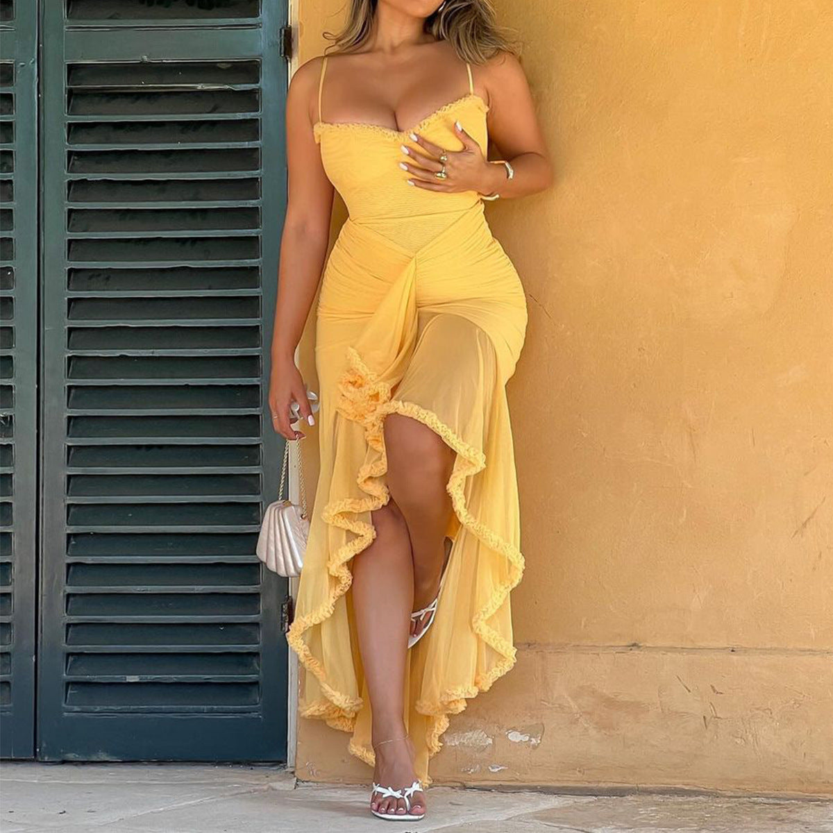 Women Summer Dress Suspender Dress 3