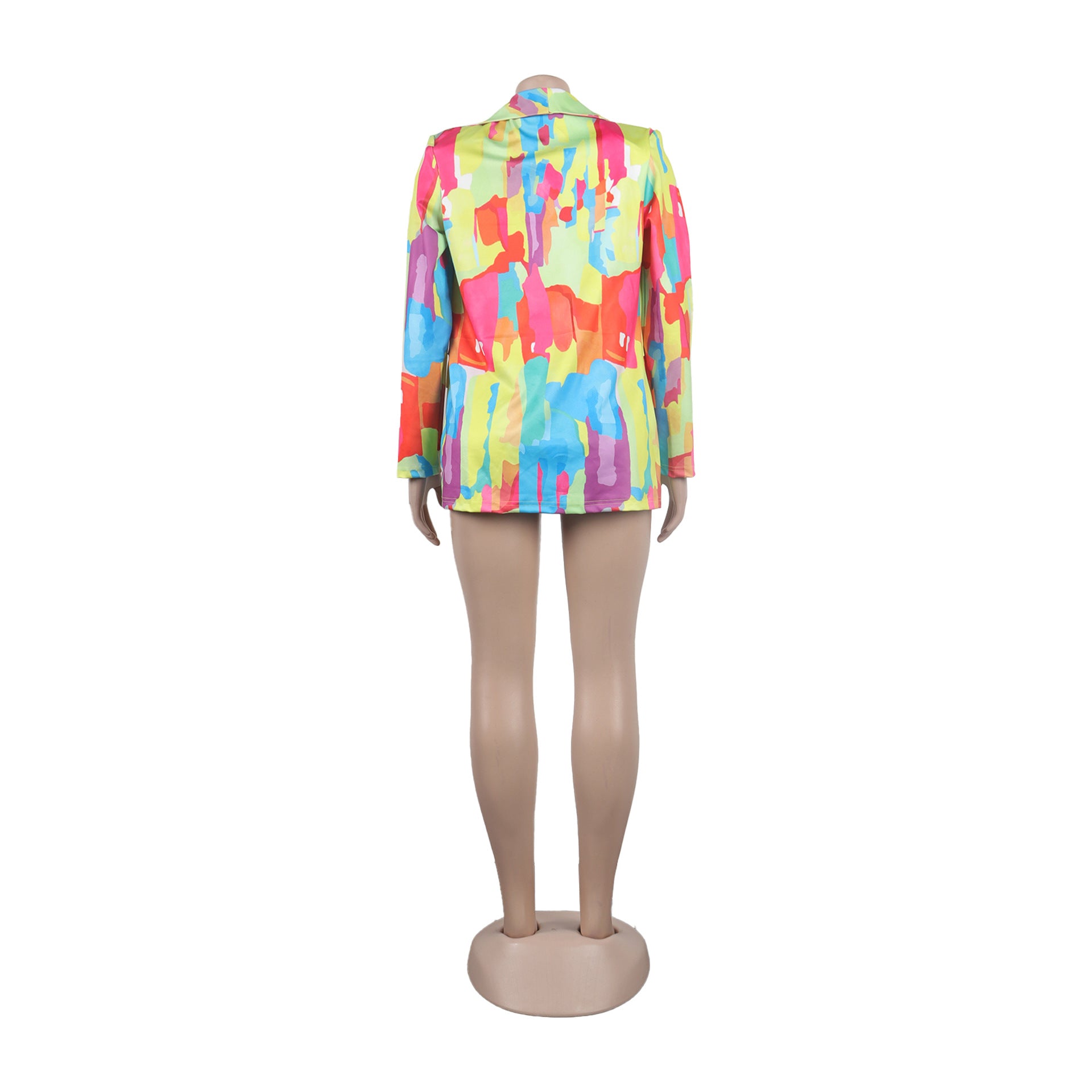 Casual Fashion Multi-Color Print Fashion Blazer Top 41