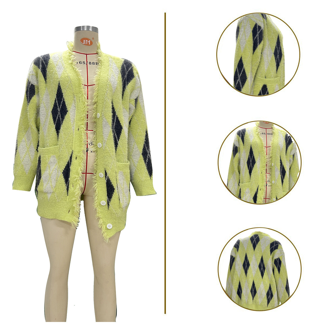 Women's Casual Knitting Mid-Length Coat 7