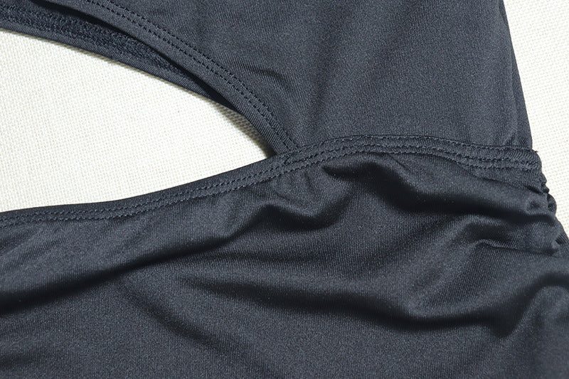 Women Solid sleeveless high collar Casual Bodycon dress 19