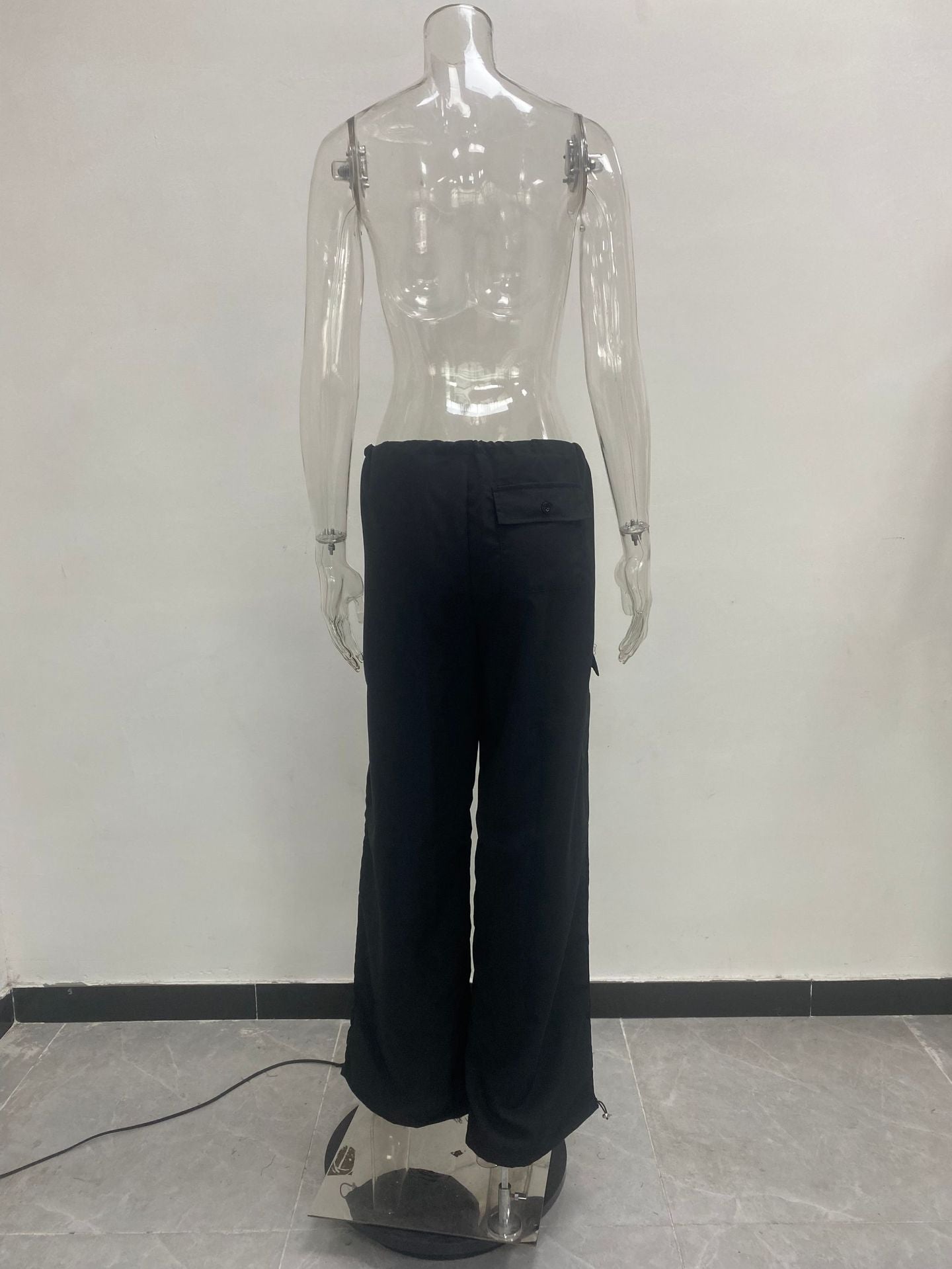 Street Loose Cargo Pants Autumn Fashion Casual Low Waist Plus Size Slim Fit Trousers 21