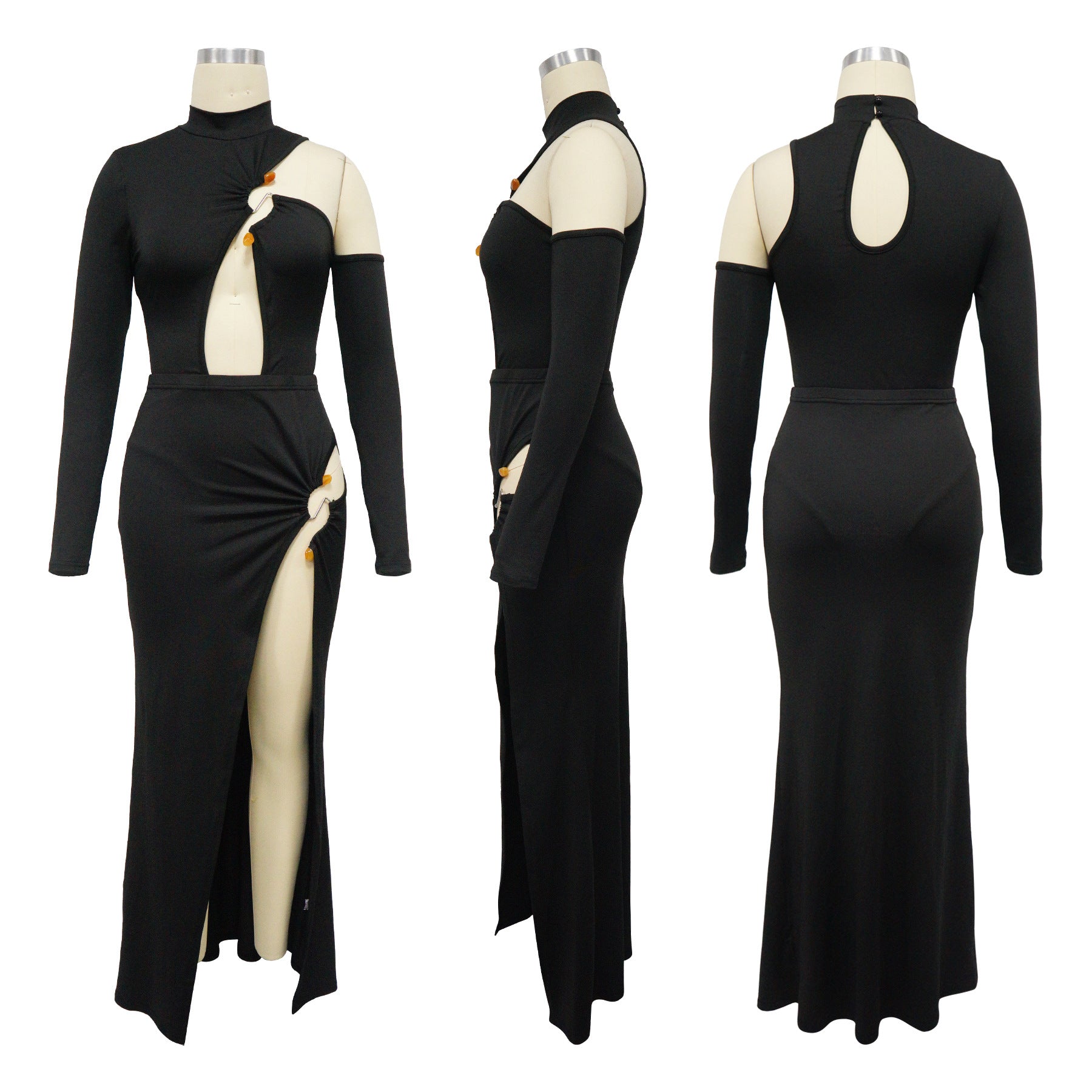 Women irregular sexy Top and skirt two-piece set 10