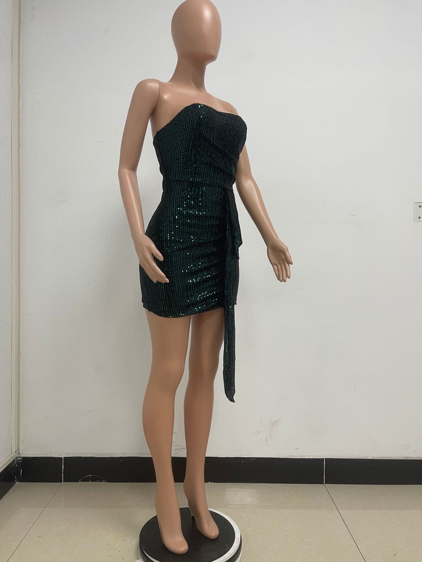 Women Summer Sleeveless Off Shoulder Backless Mini Dress 40