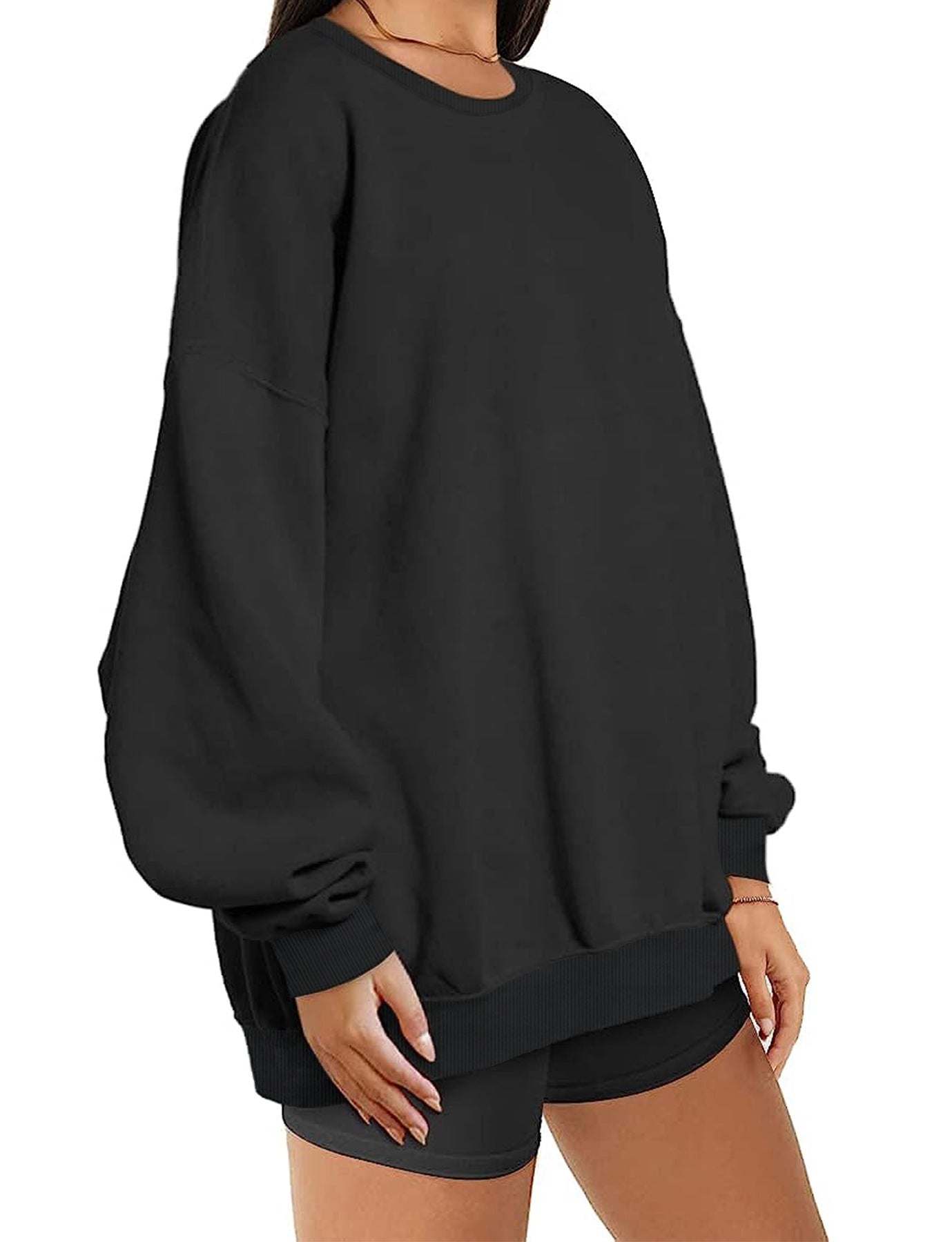 Women's Spring Casual Long Sleeve Tops Fashionable Loose T-Shirt 17