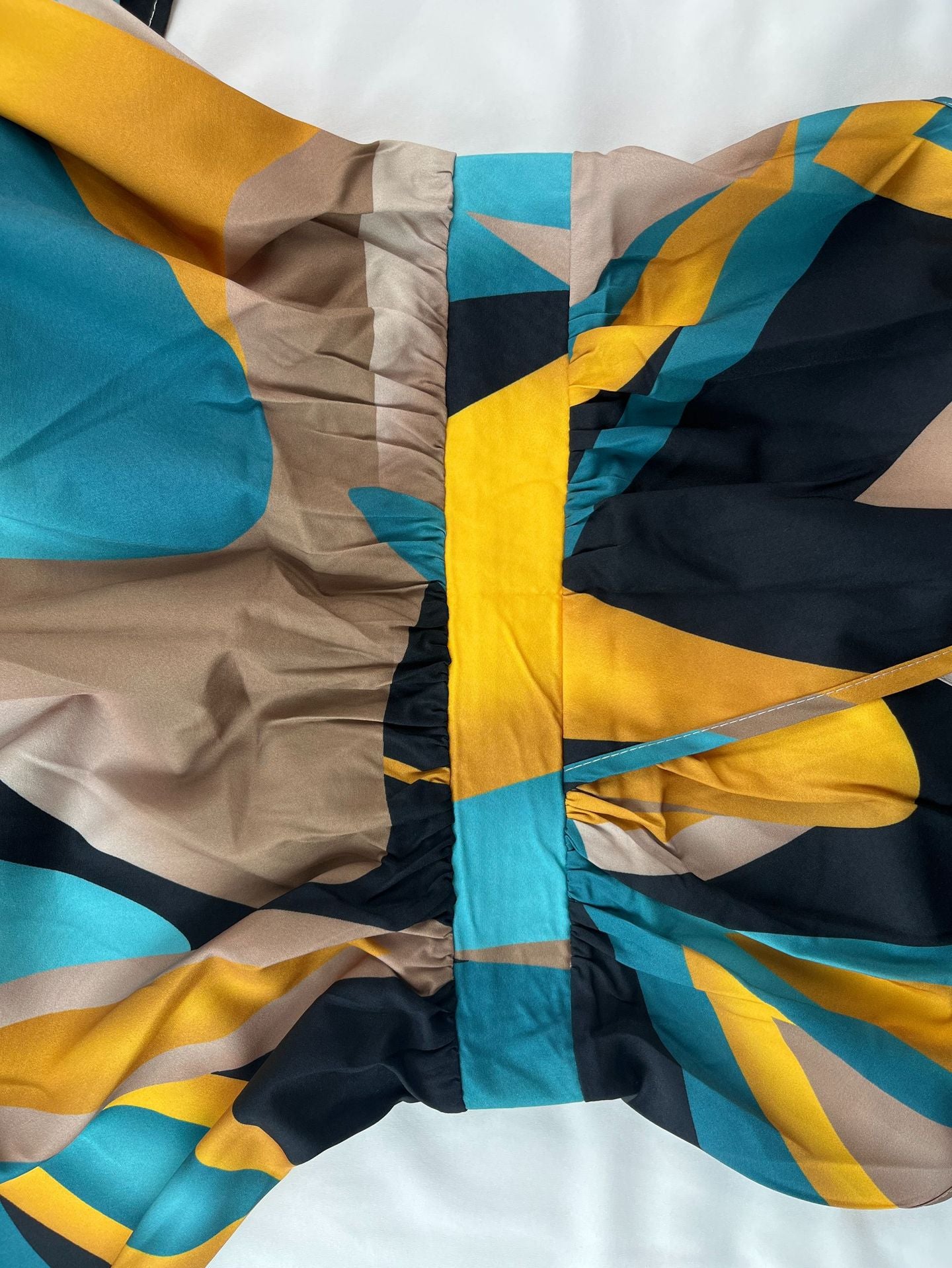 Women's Spring Printed Sleeveless Slim Waist Maxi Dress 9