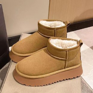 Women winter warm snow boots 9