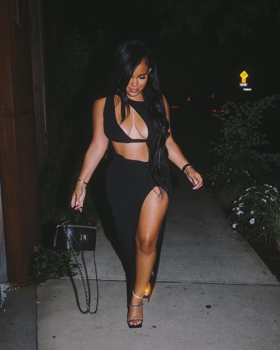 Spring summer women's fashion solid color asymmetrical sexy dress 3