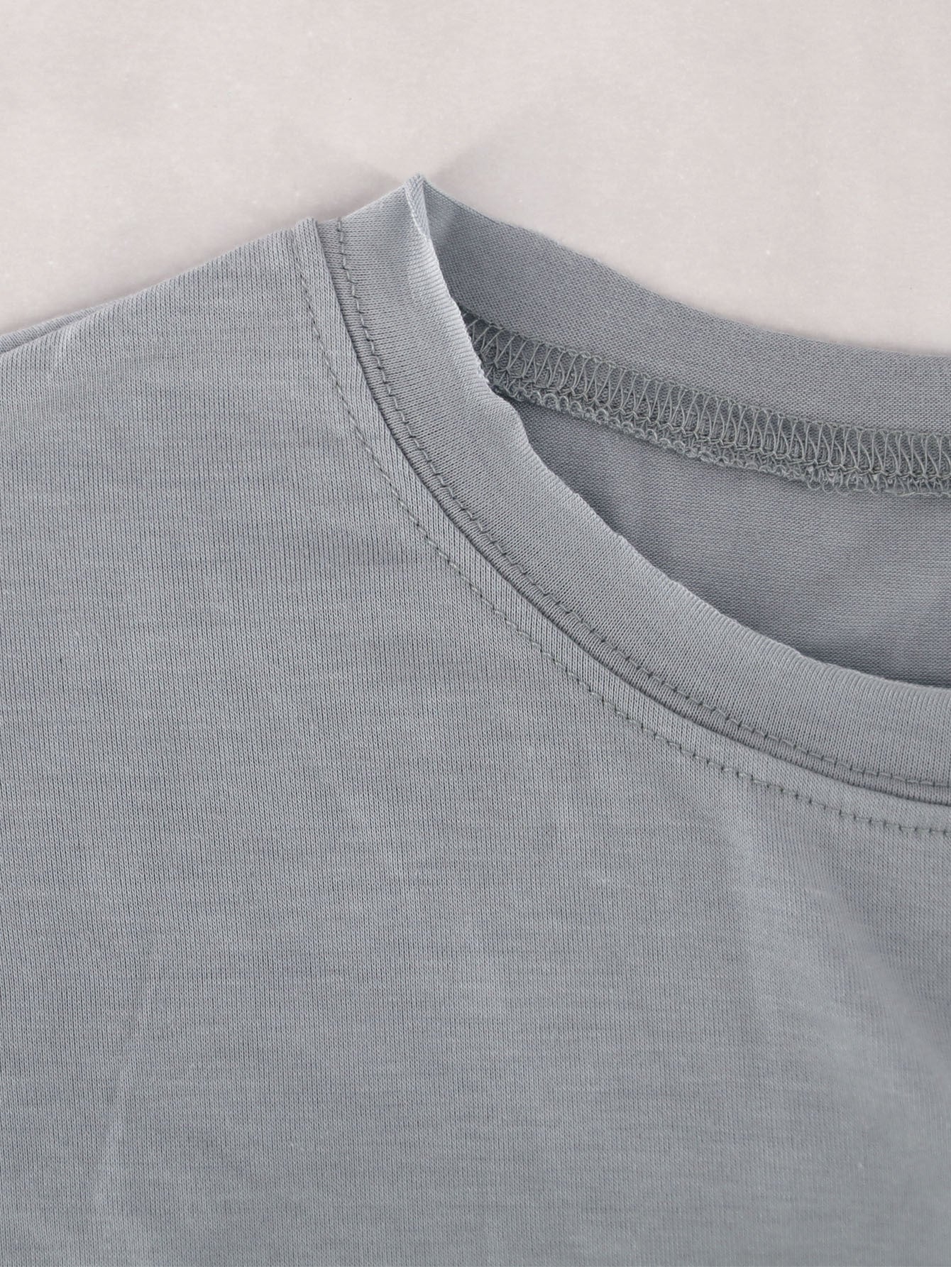 Women Summer Solid Sleeveless Round Neck Stretchy Dress 12