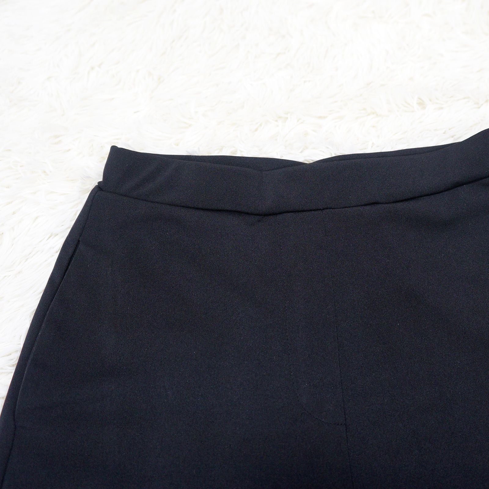 Fashion Women's Solid Color Turndown Collar Sleeveless Casual Two Piece Suit 17