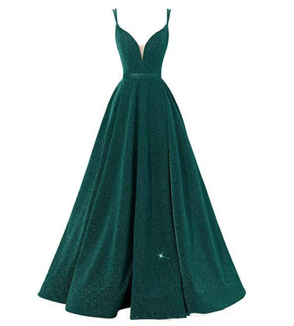 Women Formal Party V-Neck Sequined Strapless Party Bridesmaid Formal Party Evening Dress（Processing time need 3-6 days） 8