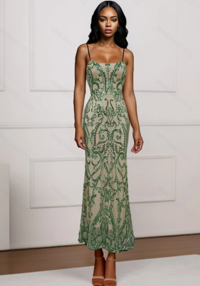 Spring Summer Women's Party Dress Club Sequin Dress