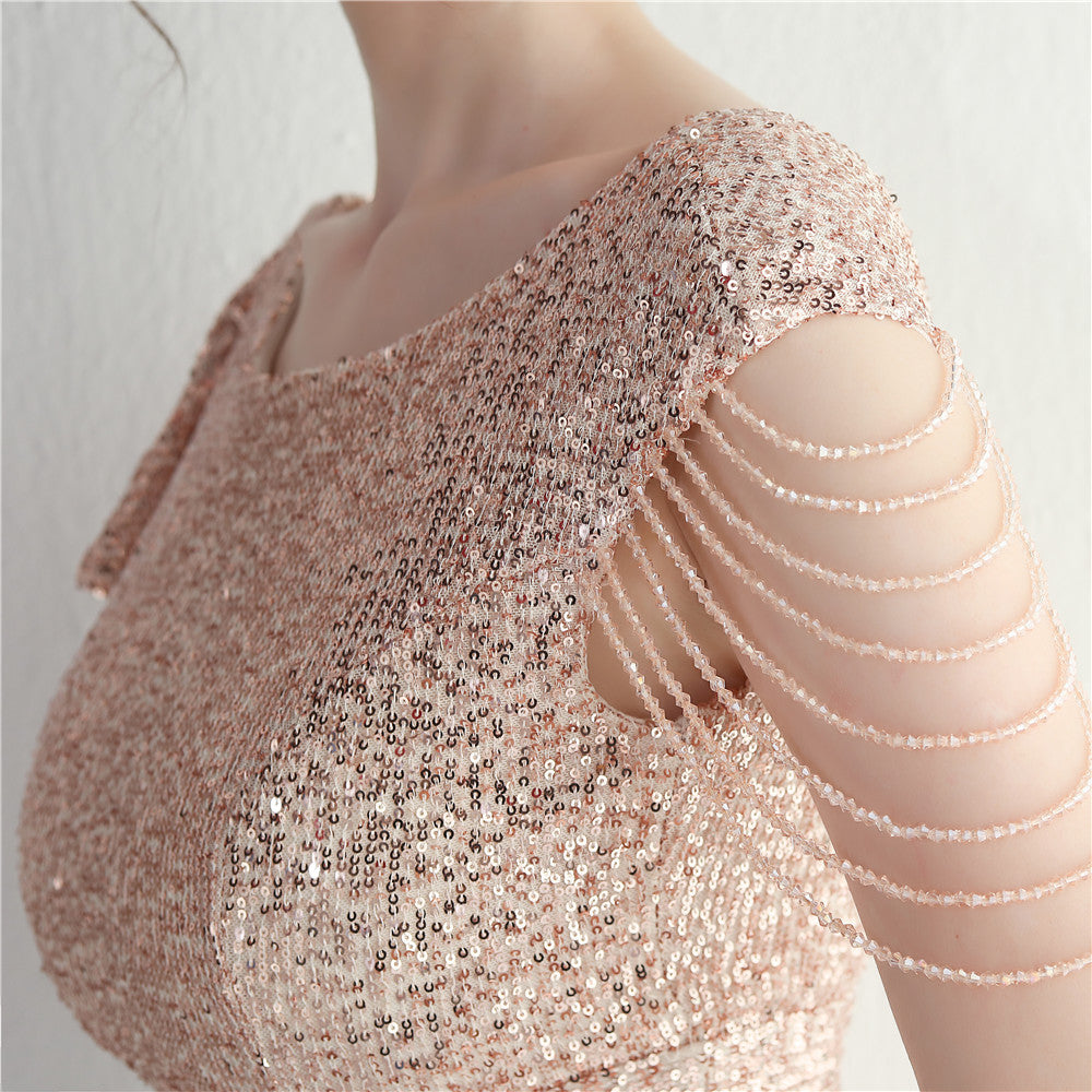 Beaded Sequin Nightclub Party Sexy Bodycon Short Dress 30