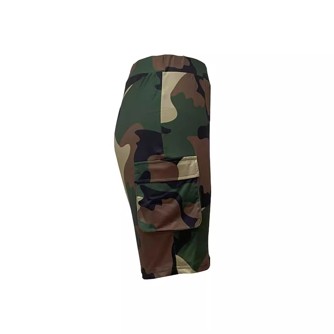 Summer Fashion Women's Camouflage Shorts 5