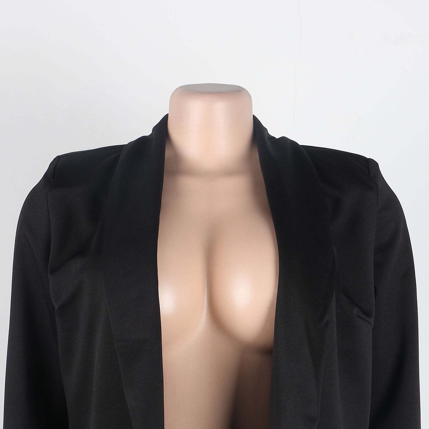 Women Fall/Winter Solid Long Sleeve Casual Blazer 29