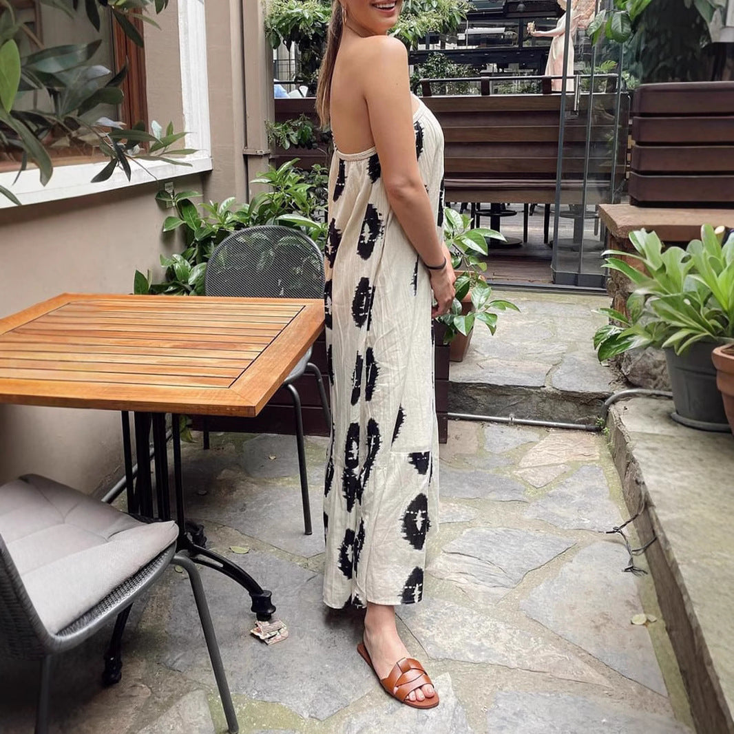 Summer Single Strap Beach Dress