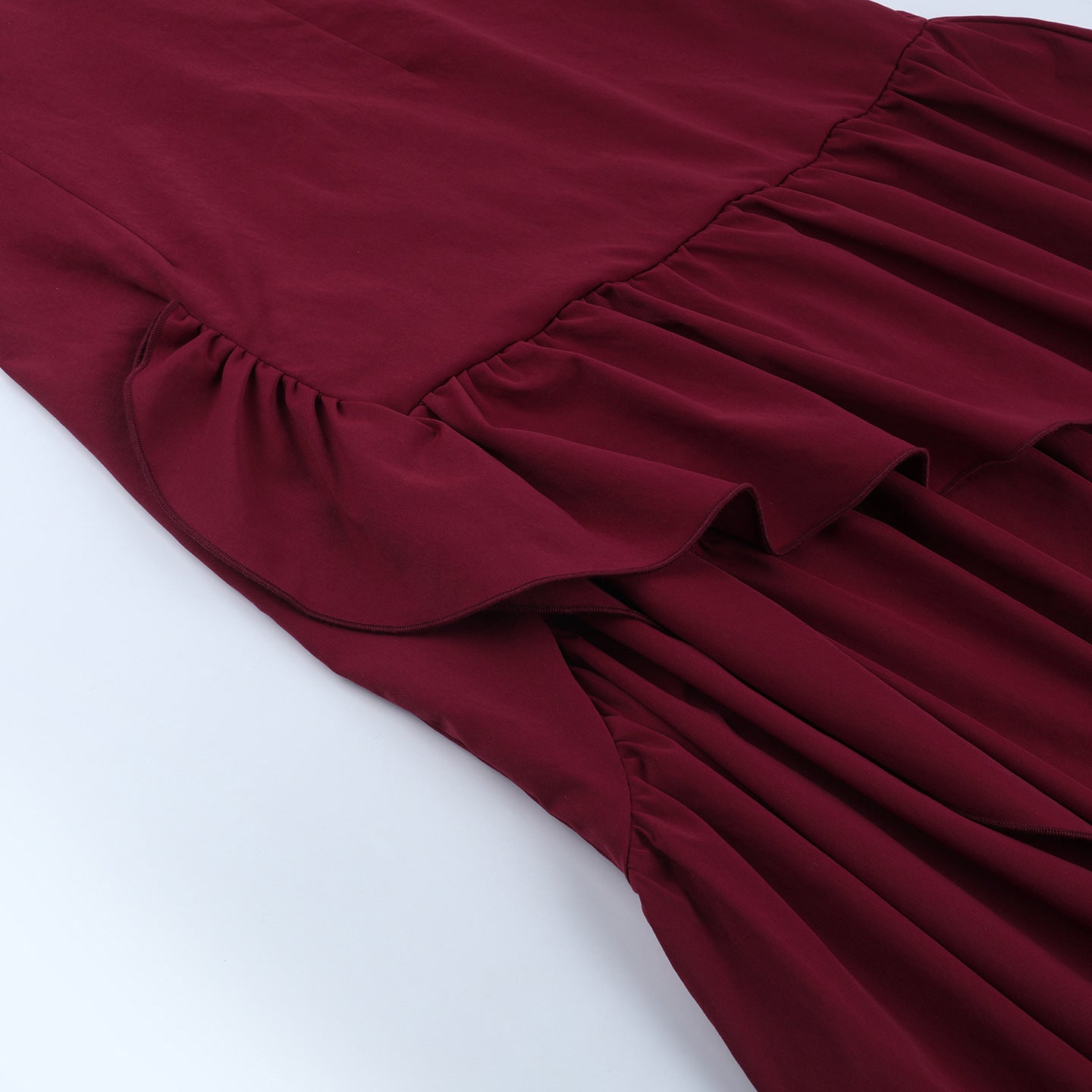 Women summer elegant Backless Halter Neck irregular Dress 13