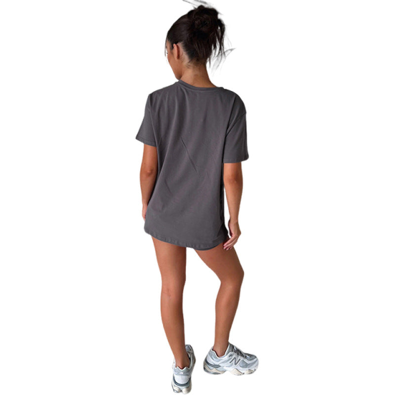 Women summer Casual print Top and shorts Two Piece Set 8