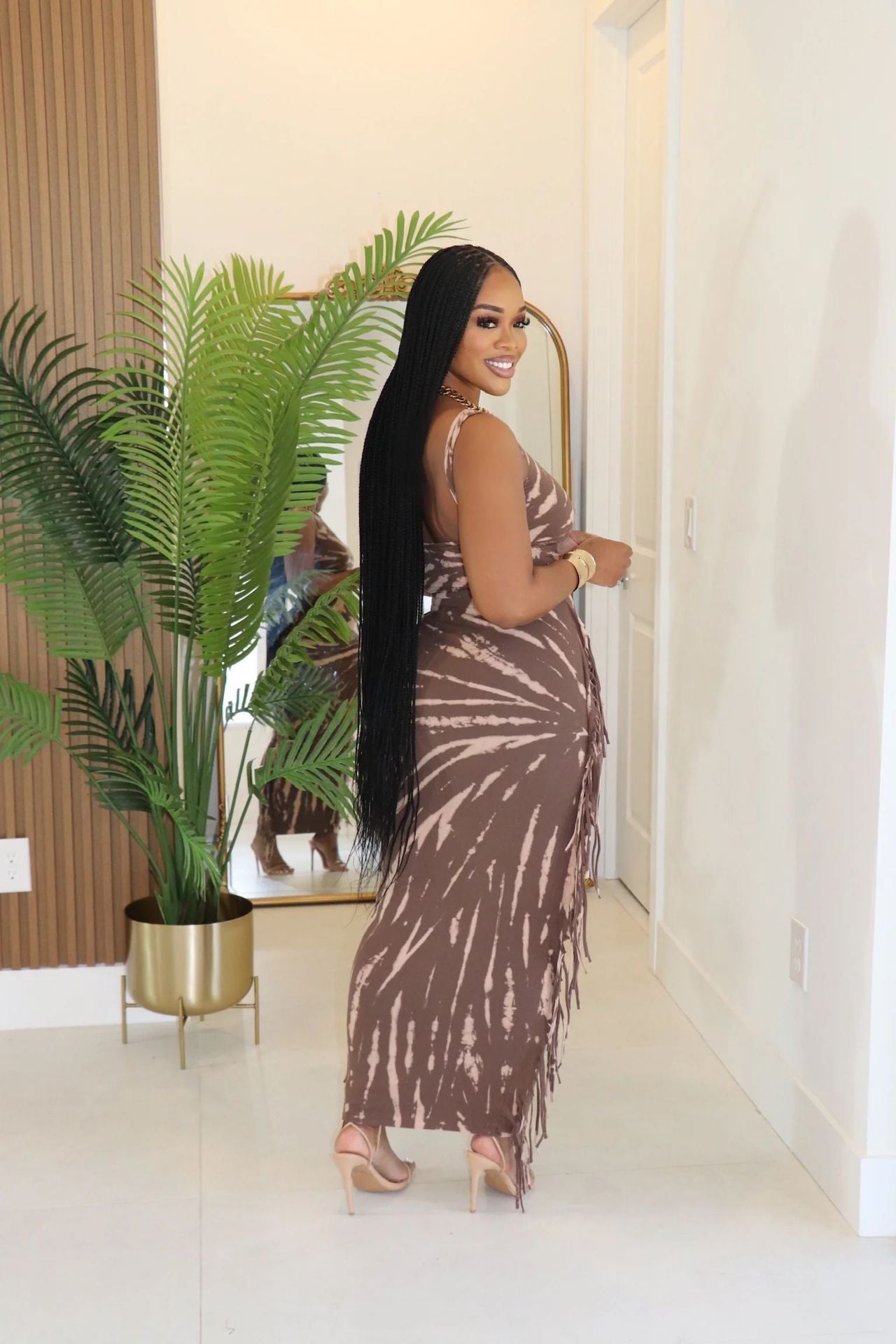 Women Beach Dress Sexy Printed Two-piece Set 9