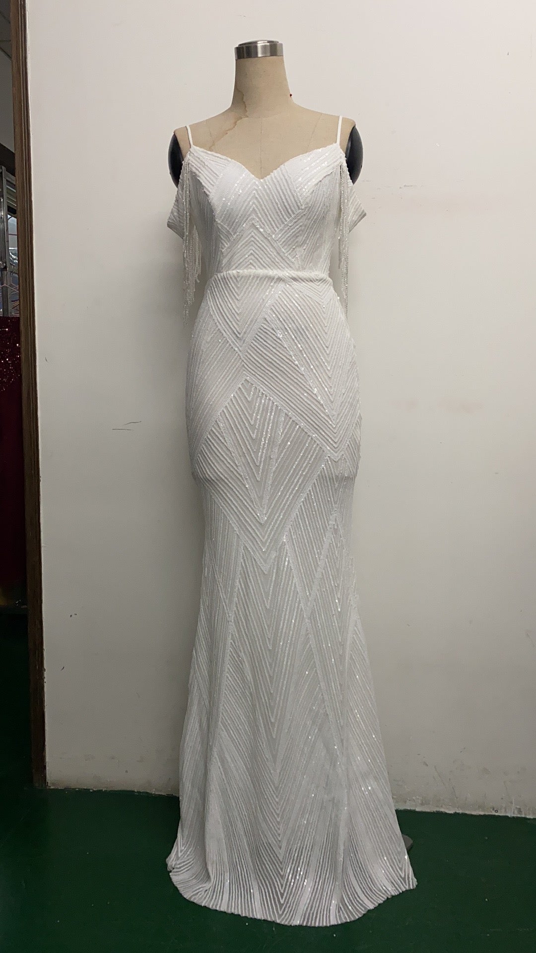 Sequin Fishtail Long Formal Dress Evening Gown 30