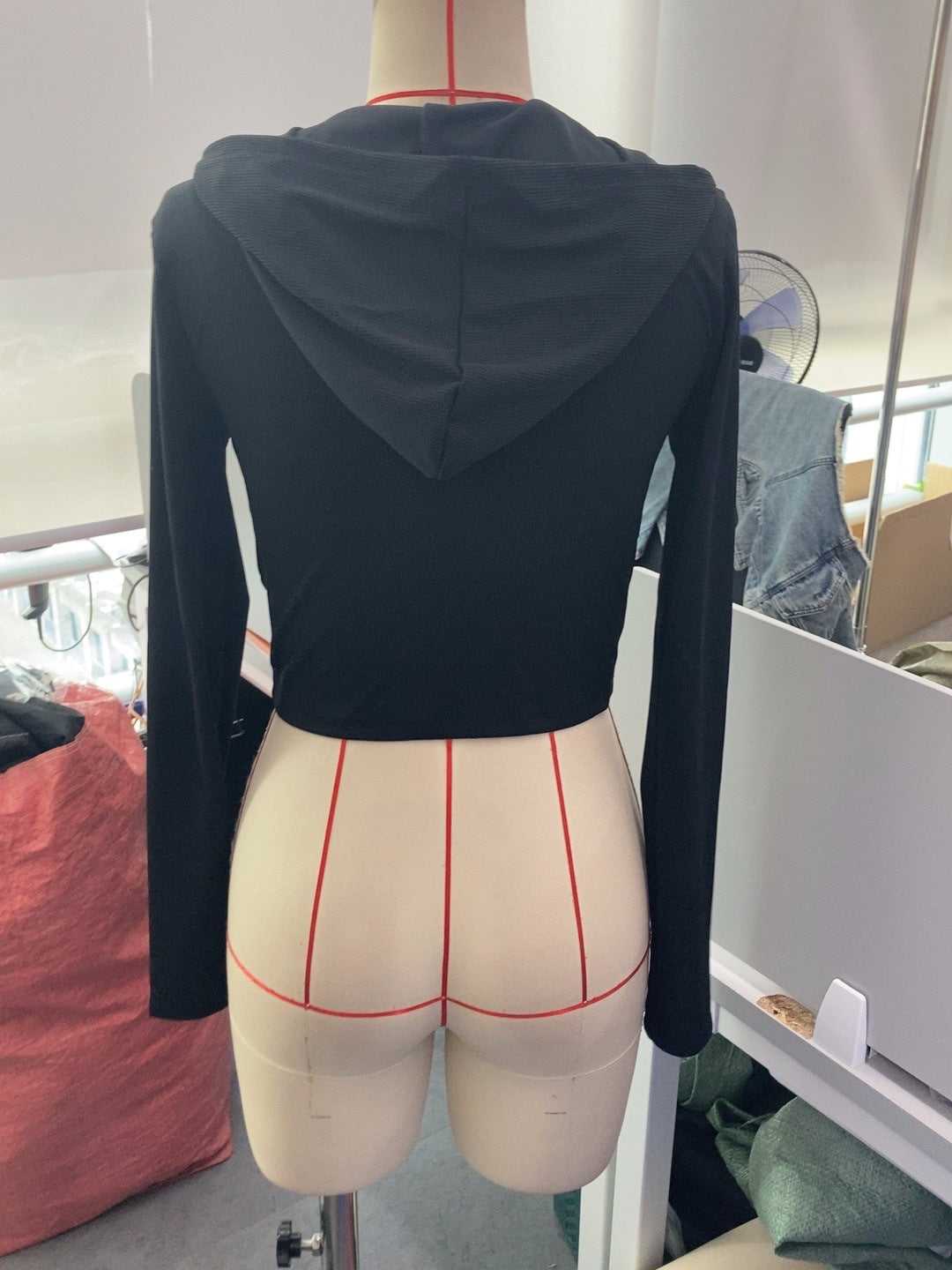 Women Digital Printed Zipper Hooded Long-sleeved Top and Pants Two Piece Set 5