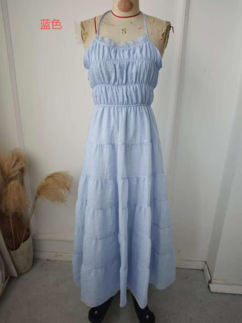 Spring/Summer Women's Holidays Casual Halter-Neck Beach Dress 6