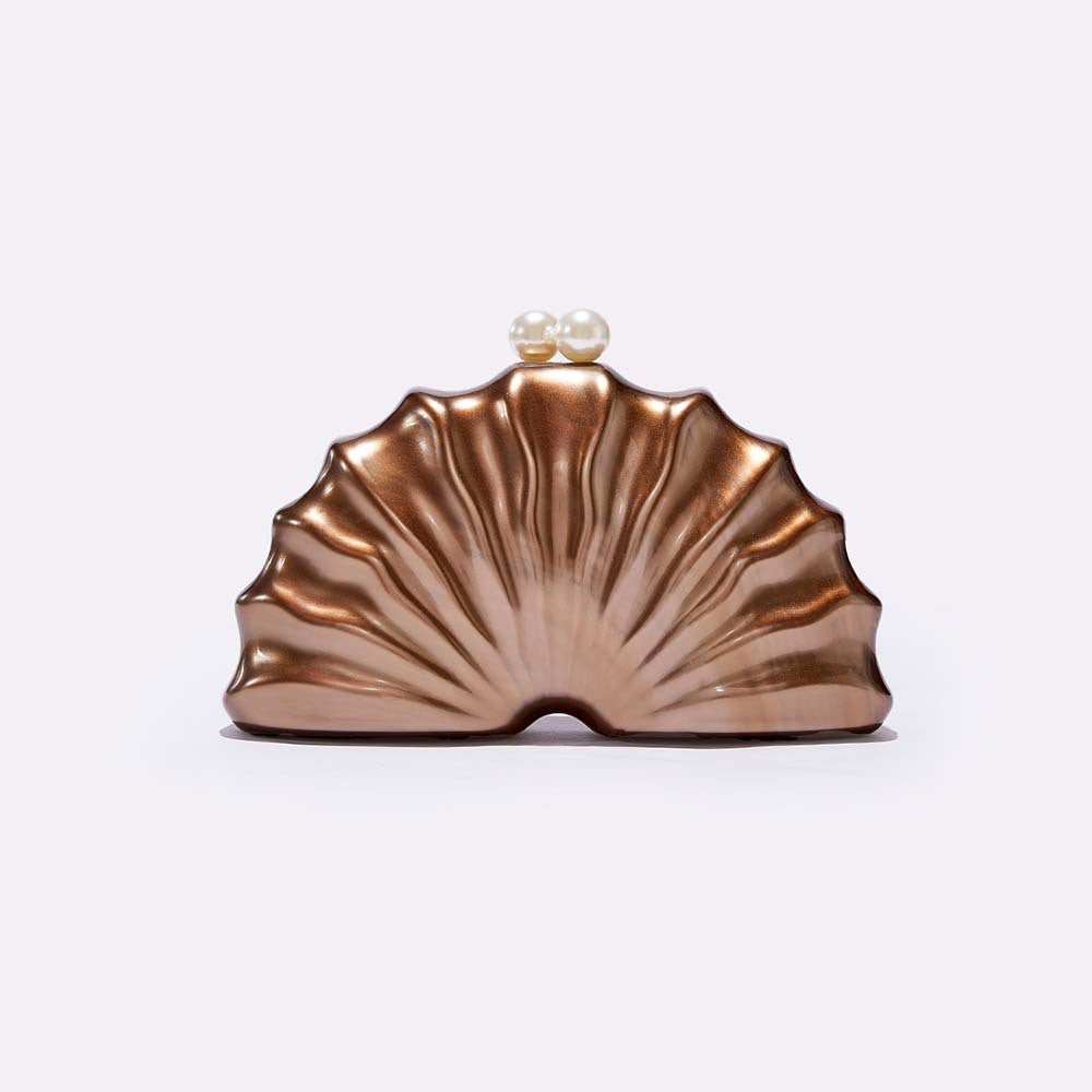 Women's Shoulder/Crossbody Bag Shell Acrylic Clutch for Wedding & Evening Party 5