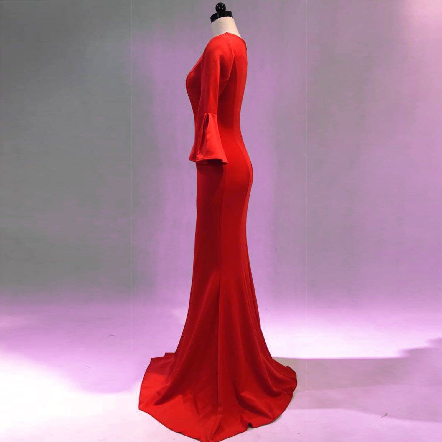 Women Elegant Formal Party Maxi Mermaid Evening Dress 20