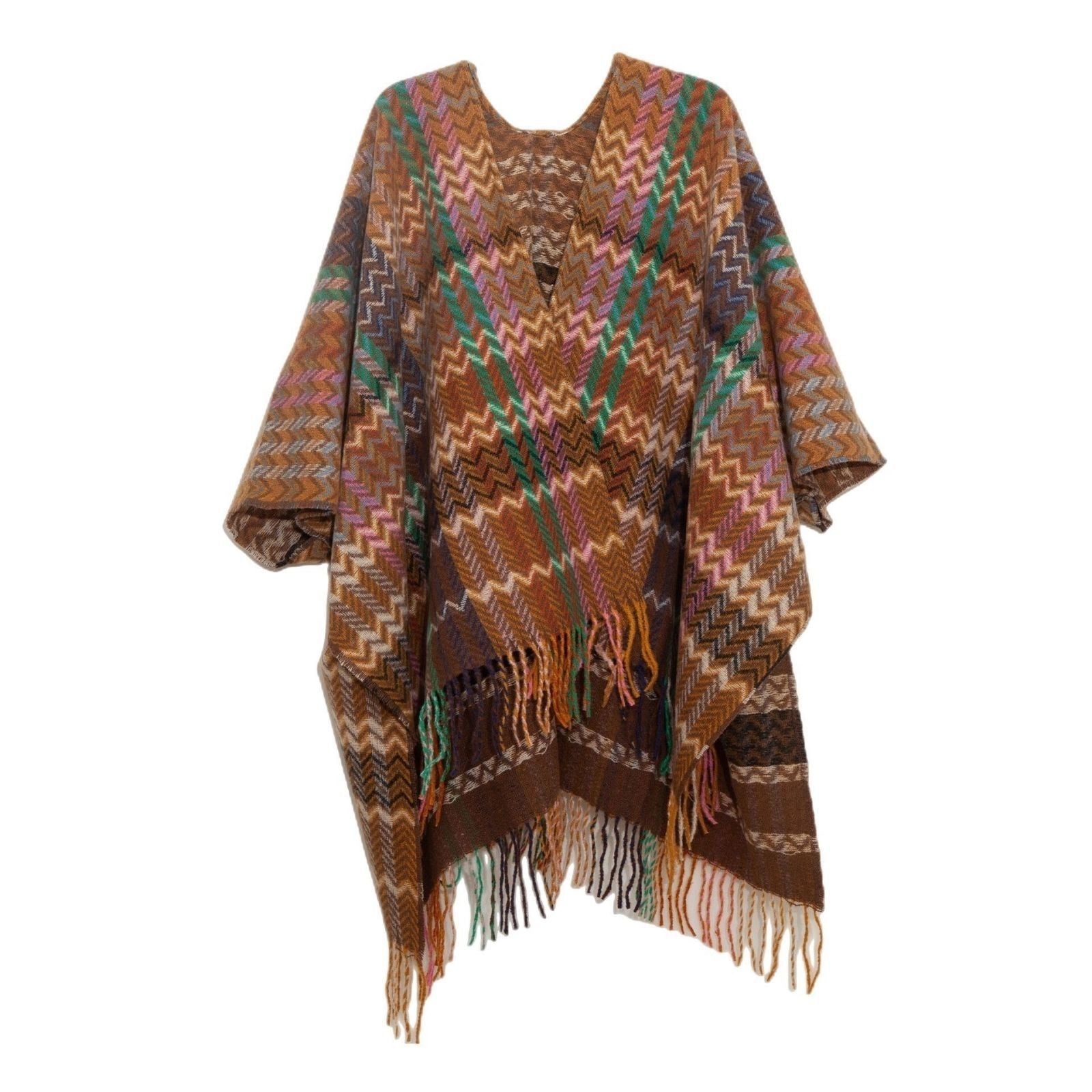 Women shawl blanket ethnic style cloak coat cloak scarf 15