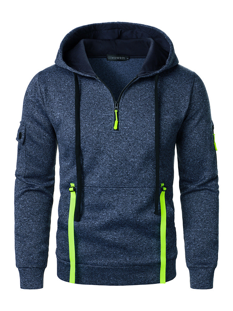 Men's Hoodies Zipper Pocket Sports Casual Hoodies 10