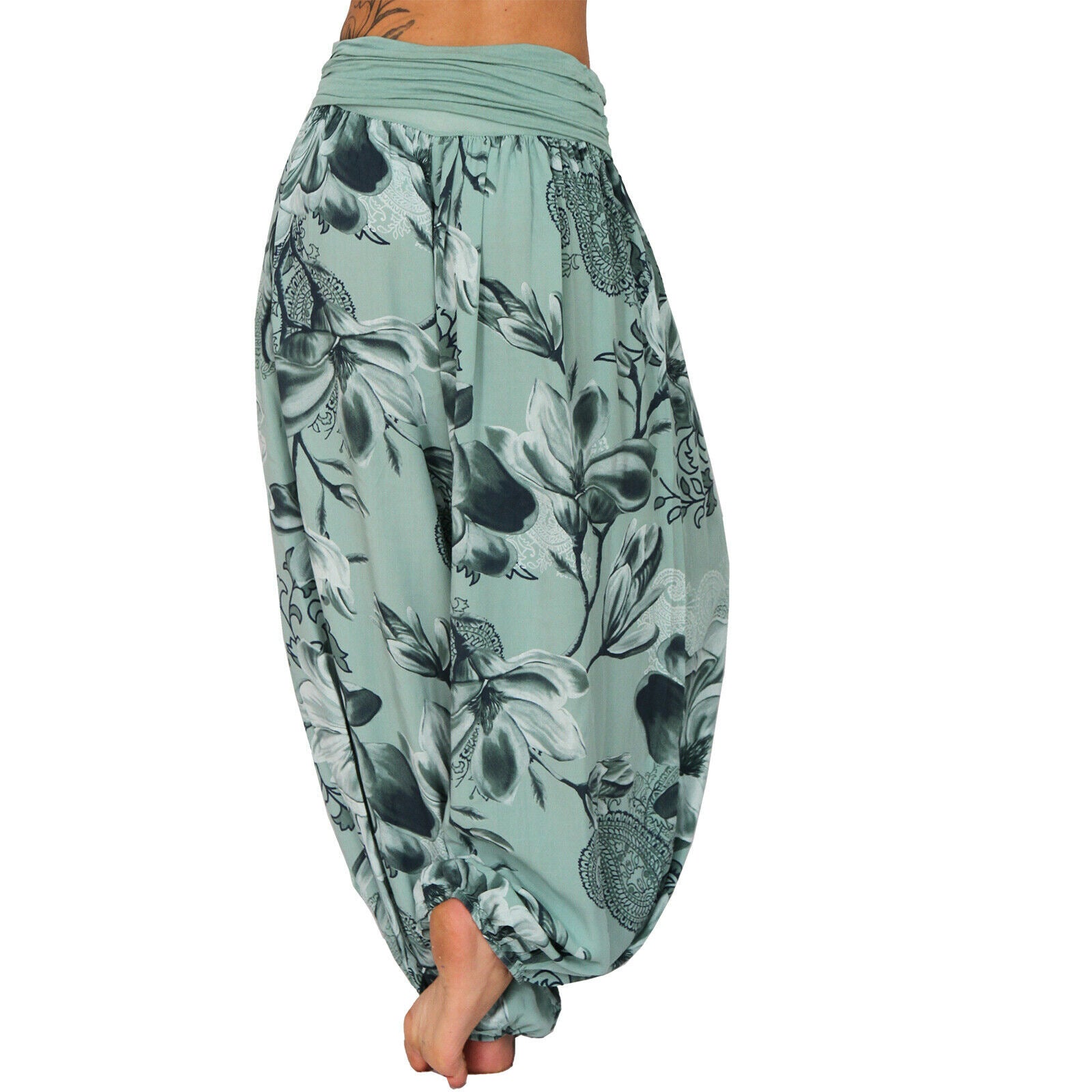 Women Printed Casual Wide-Leg Pants 11