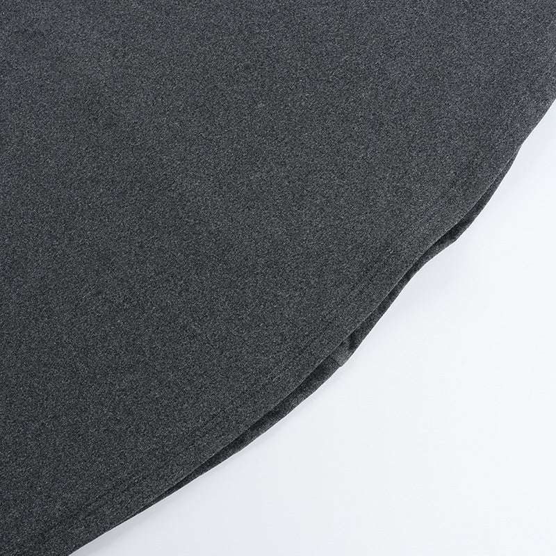 Autumn Solid Color Square Neck Long Sleeve Slim Women Long Dress 14