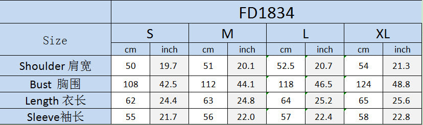 Women Autumn Long-sleeved Printed Jacket 11