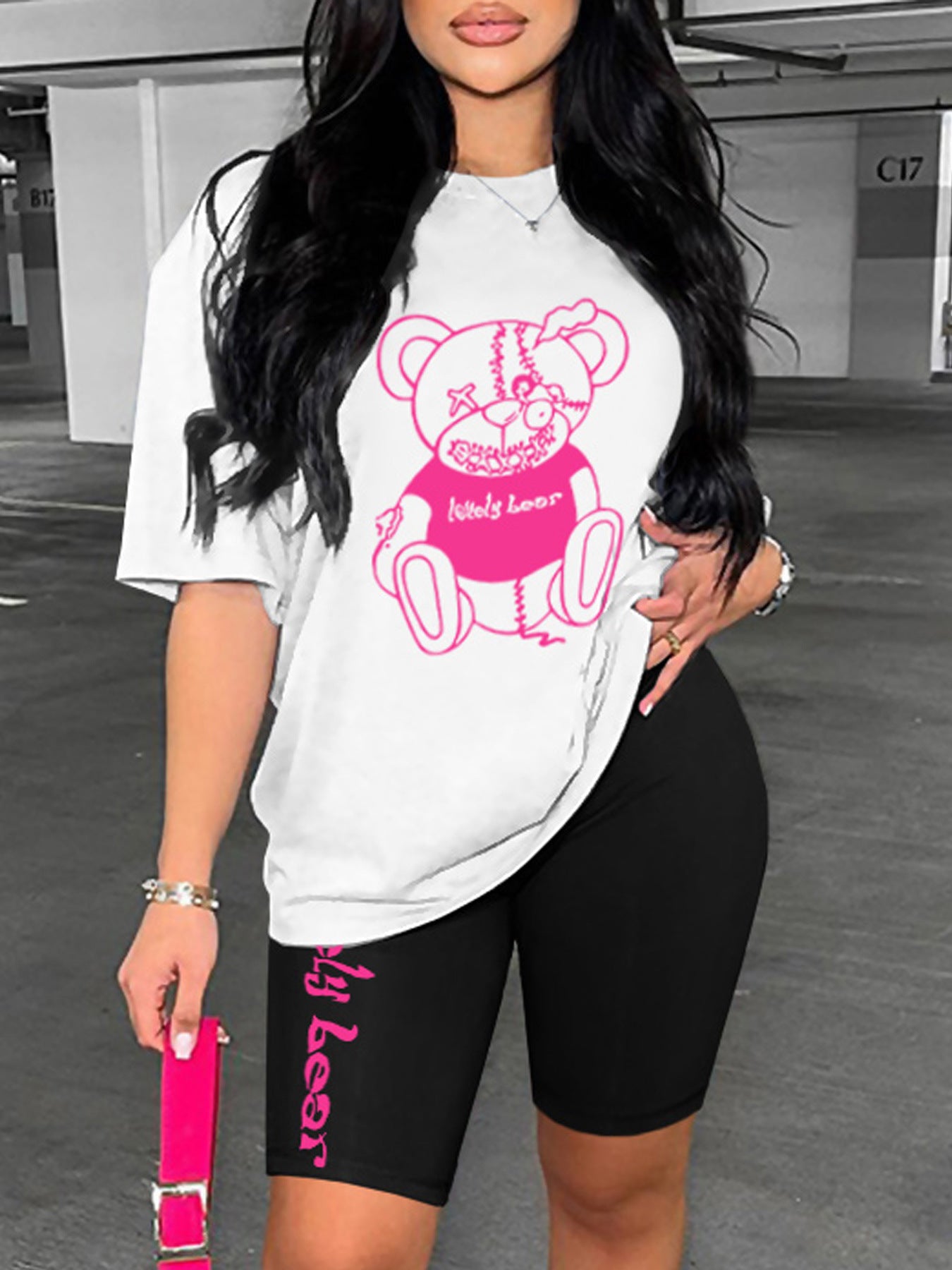 Printed Women's Fashion Two-Piece Pants Set 16