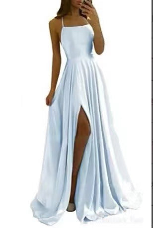 Women Bridesmaid Dresses Sexy Slit Prom Evening Dresses（Processing time need 3-6 days） 18