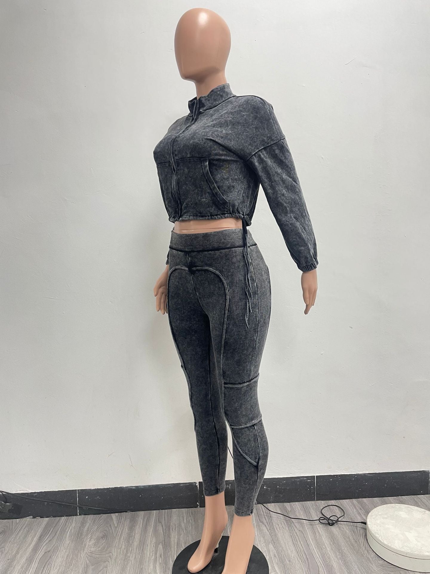 Women sports Top and Pant Casual Two Piece Set 6